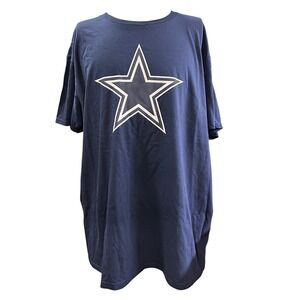 Delta Ringspun Mens Dallas Cowboys T-Shirt 2XL Navy Blue Micah Parsons 11 Tee